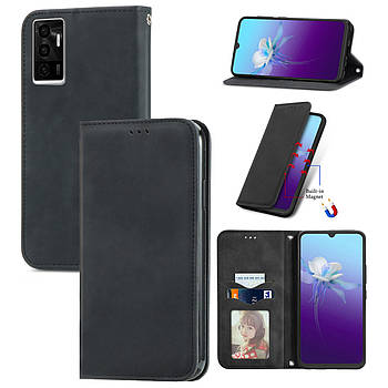 Чохол-книжка Skin Feel Leather Wallet для Vivo V23e Black