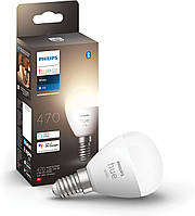 Светодиодная лампа Philips Hue White E14 в форме капли (470 лм), светодиодная лампа с регулировкой яркости для