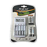 Комплект зарядний пристрій для акумуляторних батарей АА та ААА JB-212, фото 10