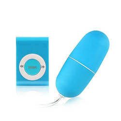 Вібратор на дистанційному керуванні TN669 MP3 20 шв., блакитний