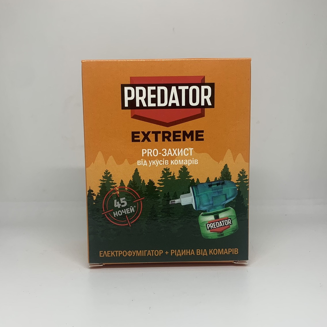 "PREDATOR EXTREME" Електрофумігатор + рідина 30 мл 45 ночей 1/24