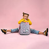 Рюкзак шкільний каркасний Kite Hello Kitty на зріст 115-130 см, 35x26x13.5 см, 880г Бежевий (HK24-555S), фото 5