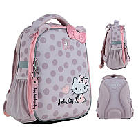 Рюкзак шкільний каркасний Kite Hello Kitty на зріст 115-130 см, 35x26x13.5 см, 880г Бежевий (HK24-555S)