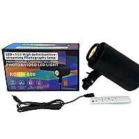 Постійне студійне світло Profi-light RGBW 600 світлодіодне RGB відеосвітло 100 W