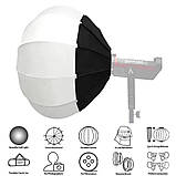 Сферичний софтбокс — куля Profi-light SH 65 (Lantern Ball) 65 см із байонетом Bowens, фото 6
