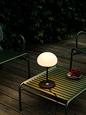 Переносний LED світильник 2700К чорний метал/білий пластик 20х35 см, фото 5