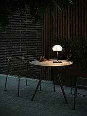 Переносний LED світильник 2700К сірий метал/білий пластик 20х35 см, фото 5