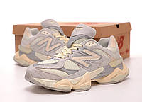 Женские кроссовки New Balance 9060 Beige White Grey