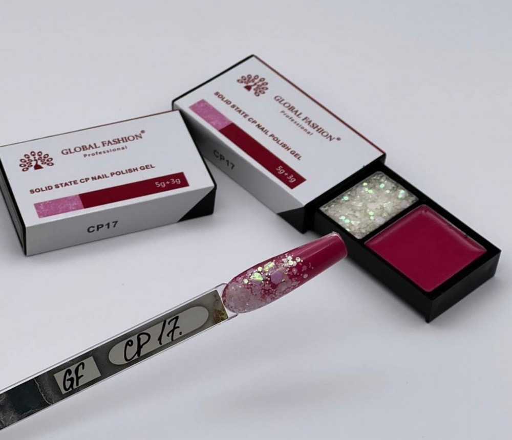 Твердий гель-лак Global Fashion Solid State CP Nail Polish Gel #CP17, фото 1
