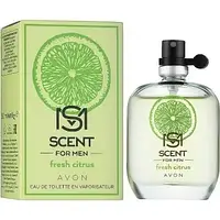 AVON Туалетна вода Avon Scent Essense Mix Fresh Citrus для чоловіків, 30 мл