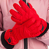 Перчатки горнолыжные теплые детские Zelart C-915 размер m-l цвет красный sh