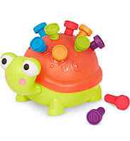 Развивающая игрушка - сортер "Черепашка-умница" Battat со светом и звуком B. toys Teaching Turtle