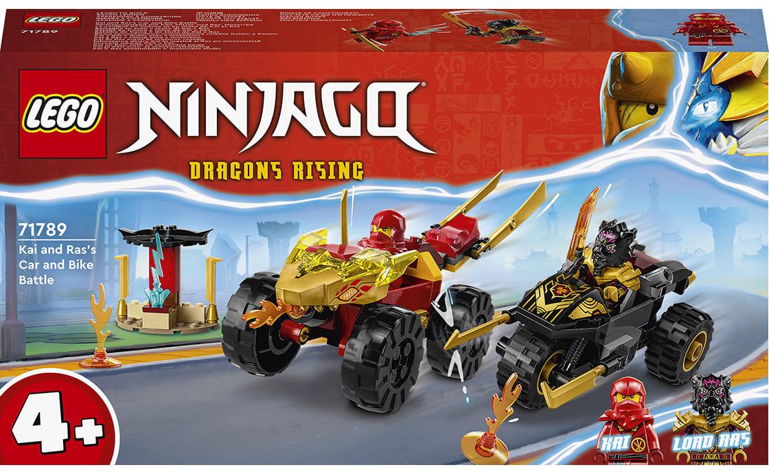 Конструктор Lego Ninjago Кай і Рас: Битва на машині та мотоциклі, 103 деталі 71789