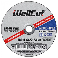 Круг відрізний для металу WELL CUT 180*1,6