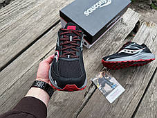 Чоловічі кросівки Saucony COHESION TR17 WIDE S20946-100 Black Lava чорні з червоним Оригінал, фото 4