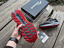 Чоловічі кросівки Saucony COHESION TR17 WIDE S20946-100 Black Lava чорні з червоним Оригінал, фото 5