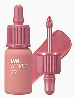 Матовий тинт для губ Peripera Ink Velvet 27 Strawberry Nude