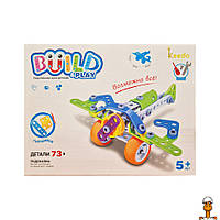 Конструктор build&play "самолет", 73 элемента, детская игрушка, от 5 лет, HANYE J-7706