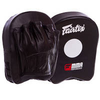 Лапи прямі для боксу та єдиноборств FAIRTEX MINI PAD FTX015 чорні