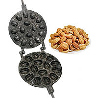 Форма для выпечки орешков орешница с антипригарным гранитным покрытием на 16 орехов