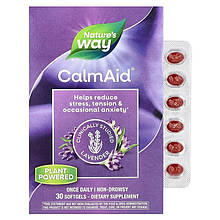 Успокоительное с лавандой Nature's Way "CalmAid Clinically Studied Lavender" 80 мг (30 капсул)