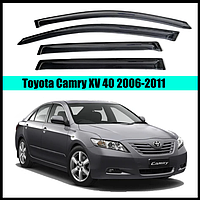 Ветровики Toyota Camry XV 40 2006-2011 (скотч) AV-Tuning