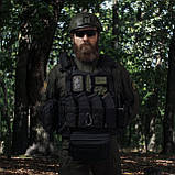 Комплект спорядження Vest Full (based on IBV) S\M 2-го класу захисту. Чорний, фото 3