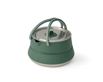 Чайник складаний Sea to Summit Detour Stainless Steel Collapsible Kettle 1,6 L, Laurel Wreath Green (STS