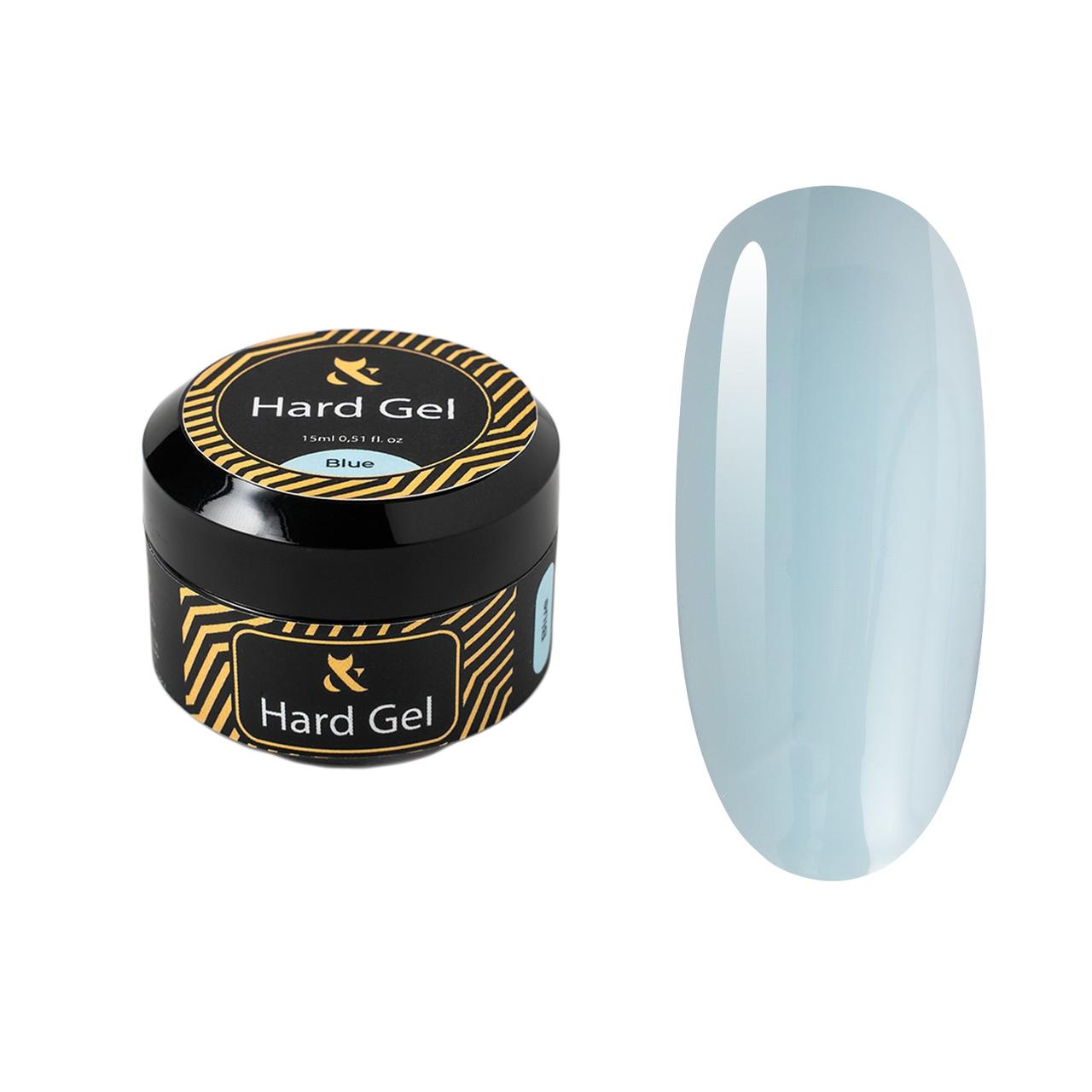 Гель для моделювання та зміцнення F.O.X Hard gel Cover Blue, 15 мл