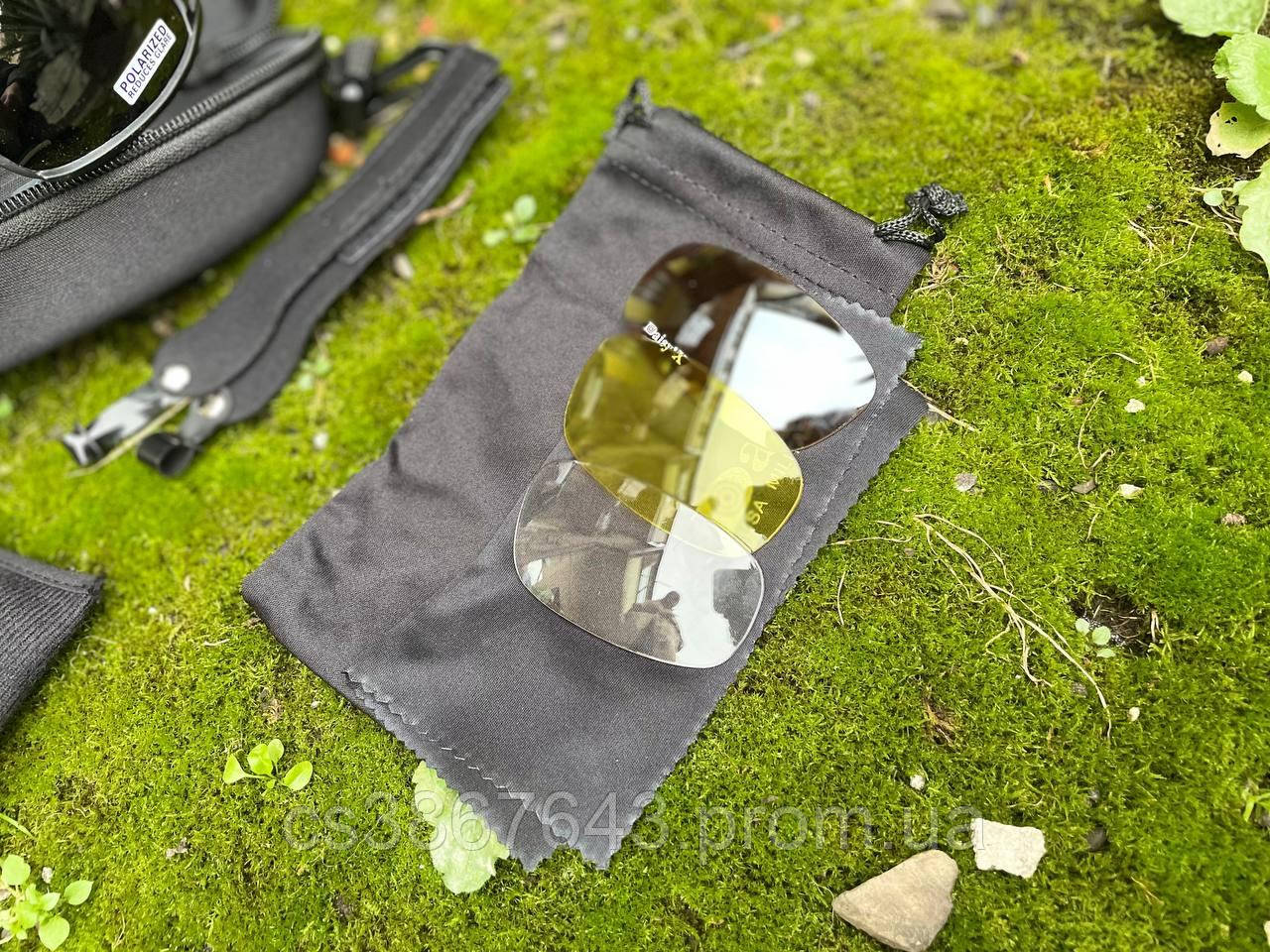 Тактические защитные очки Daisy X7 со сменными линзами/фильтрами из прочного поликарбоната - фото 2 - id-p2186715929