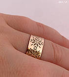 Каблучка орнамент у позолоті, фото 4