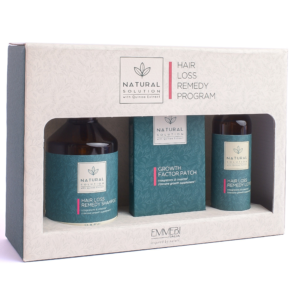 Набір Контроль втрати волосся Emmebi Hair Loss Remedy (шампунь 250 ml +лосьйон 100 ml + 30 патчів) (10722)