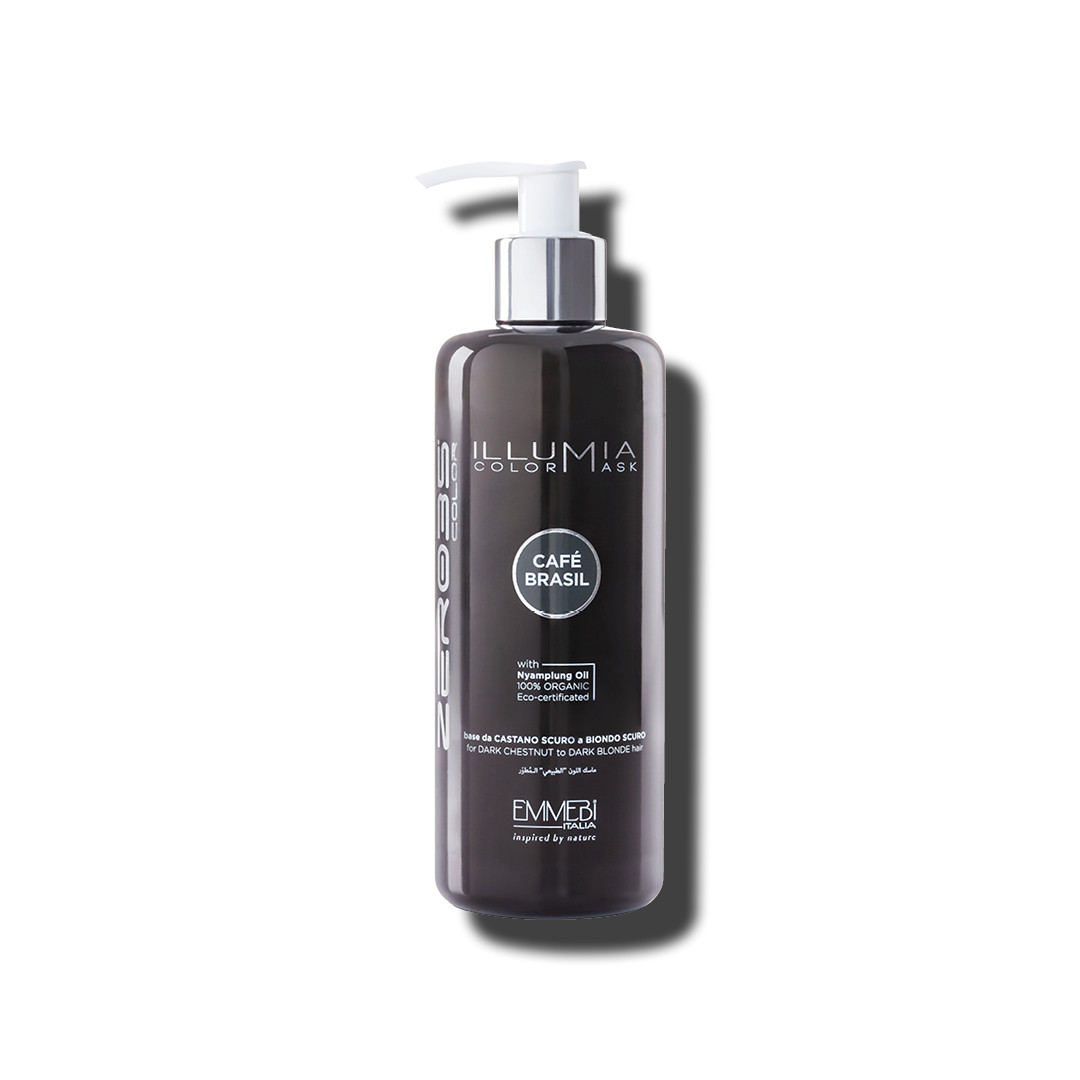 Сяюча тонуюча маска Emmebi ILLUMIA COLOR MASK, 300 ml Бразильська кава (Café Brazil) (10919)