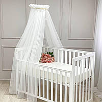 Балдахін Універсальний із зірочками XL молочний