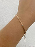 Браслет з золотом 375 проби, фото 3