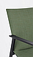 Стілець садовий з підлокітниками ODEON сірий / зелений, фото 5