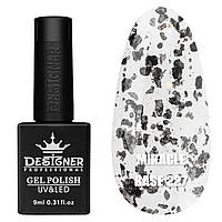 Кольорове базове покриття Miracle base Дизайнер із пластівцями юки для манікюру, 9 мл. 227