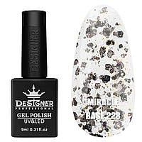 Кольорове базове покриття Miracle base Дизайнер із пластівцями юки для манікюру, 9 мл. 228