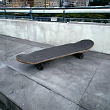 Скейт деревʼяний з принтом, кольоровий, фото 2