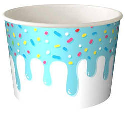 Креманка паперова 120мл Глазур 40шт/уп