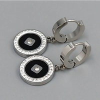 Сережки XUPING TTM Stainless Steel Довжина 3,2 см. Ширина 1,5 см.