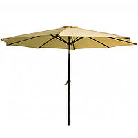 Садовый зонт Bonro B-016 (бежевый) с наклоном
