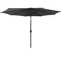 Садовый зонт Bonro B-016 (серый) с наклоном