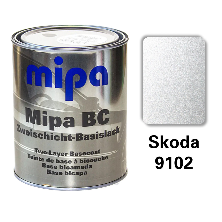 Skoda 9102 Металік база авто фарба Mipa 1 л
