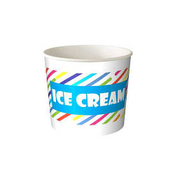 Креманка паперова 286мл Ice Cream 25шт/уп