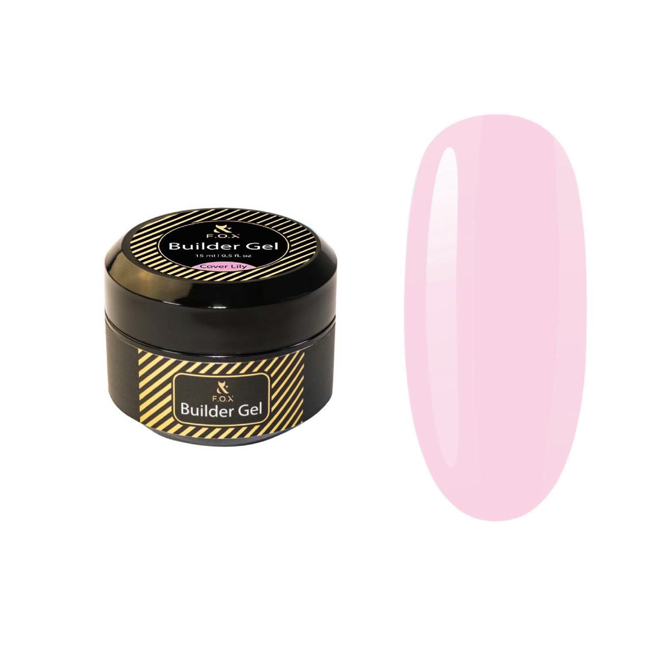 Гель для моделювання нігтів F.O.X. Builder Gel Cover Lily, 30 мл