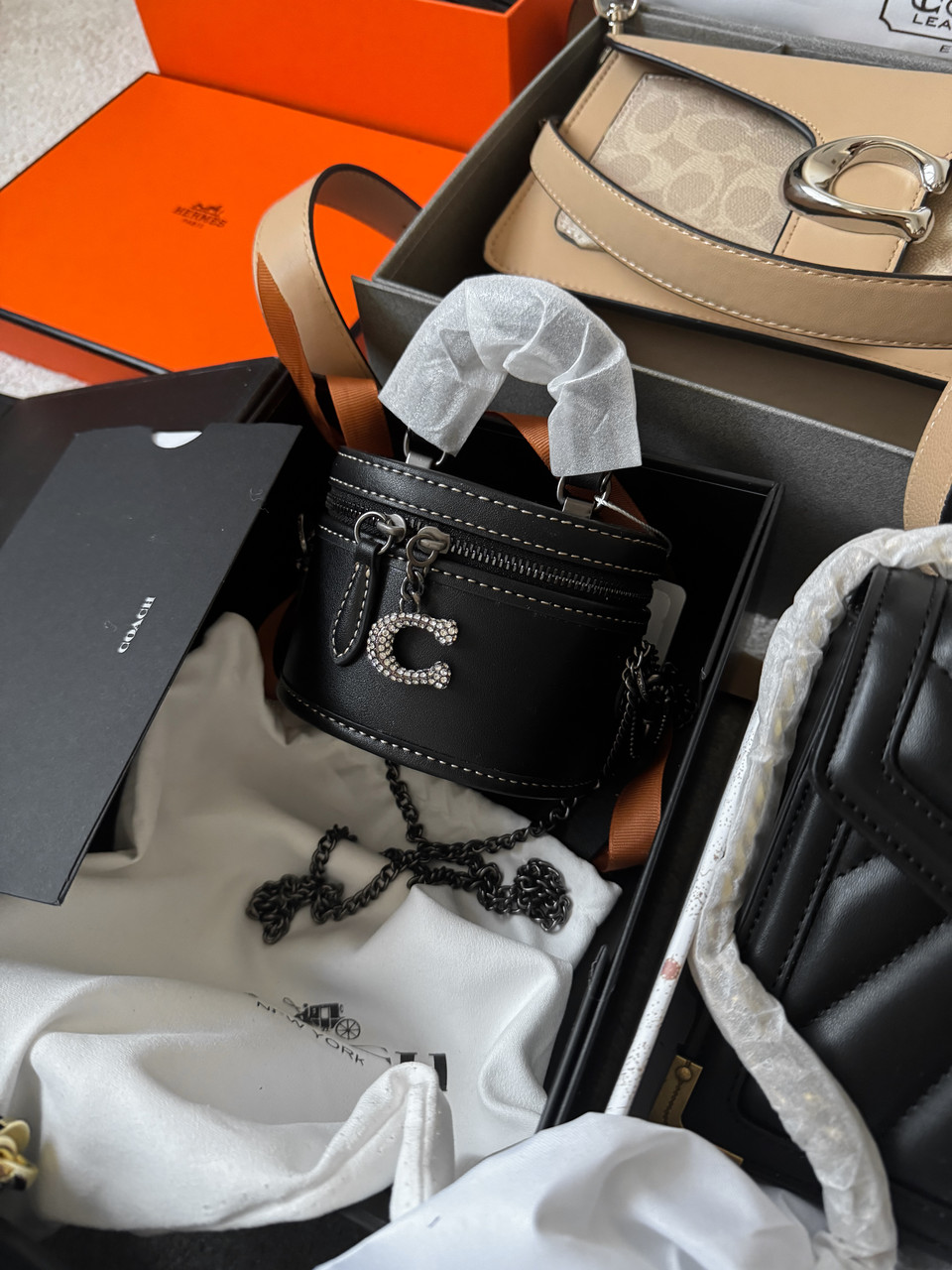 Жіноча сумка Коуч чорна Coach Black