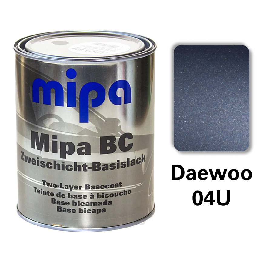 Daewoo 04U Металік база авто фарба Mipa 1 л