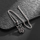 Кулон герб тризуб козацькі саблі, фото 7