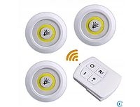 Комплект LED світильників з пультом та таймером LED light with Remote Control Set (3 світильники) LK2303-16